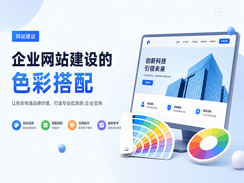 企业网站建设色彩搭配指南，做网站必看实操技巧